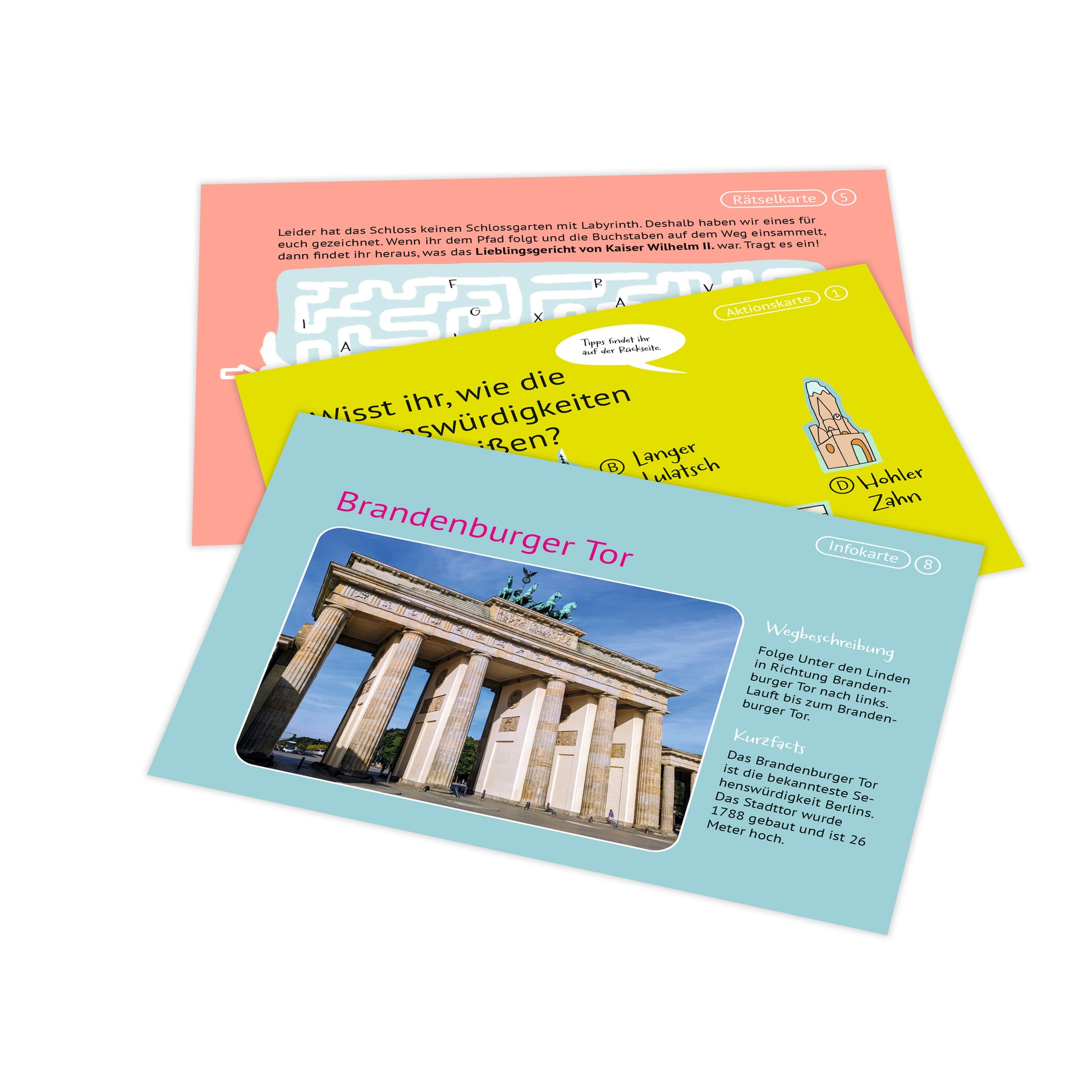 Schnitzeljagd Berlin Karten