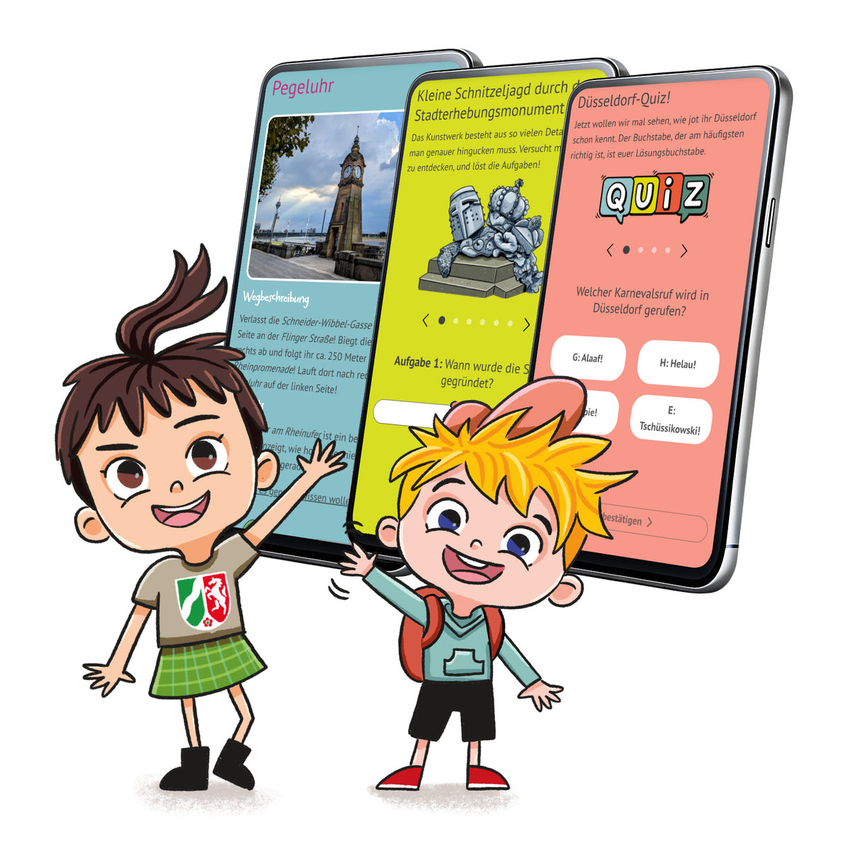 Digitale Schnitzeljagd Düsseldorf Kinder