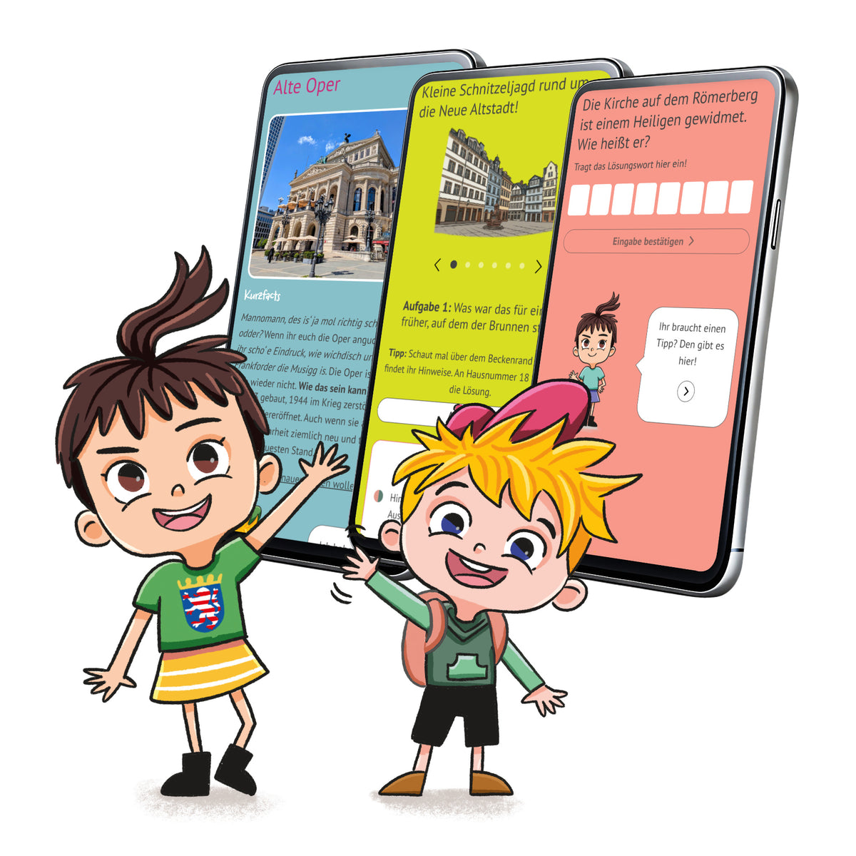 Digitale Schnitzeljagd Frankfurt Kinder