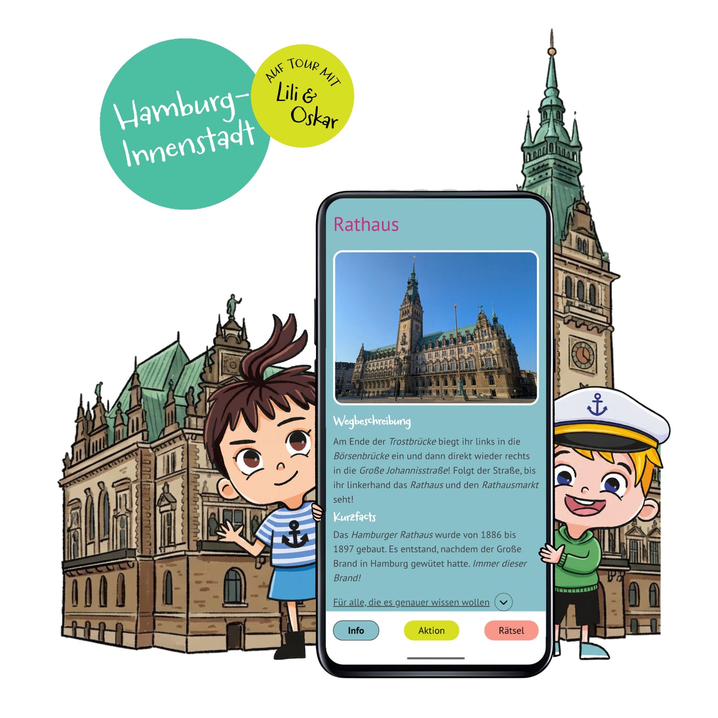 Digitale Schnitzeljagd Hamburg-Innenstadt