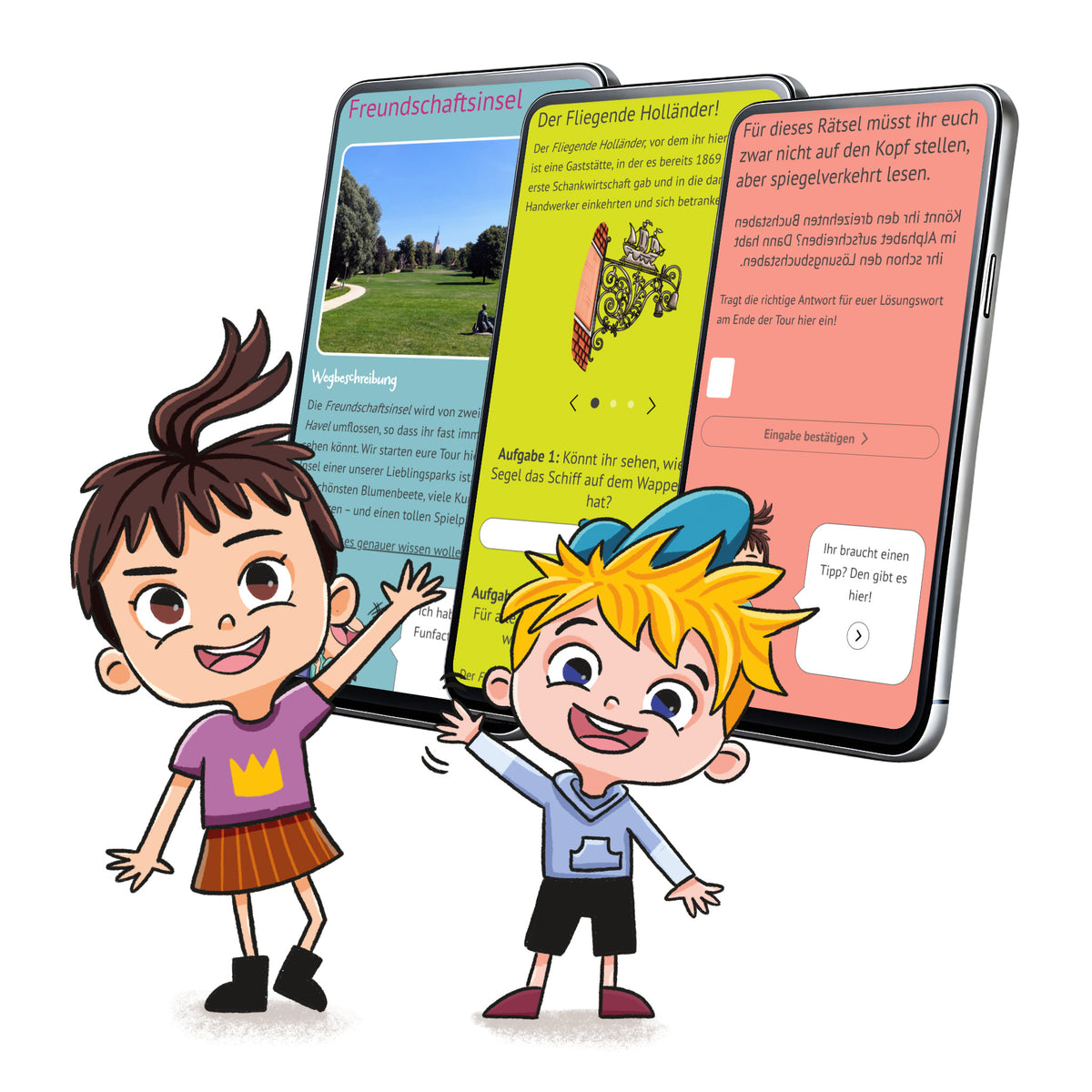 Digitale Schnitzeljagd Potsdam Kinder