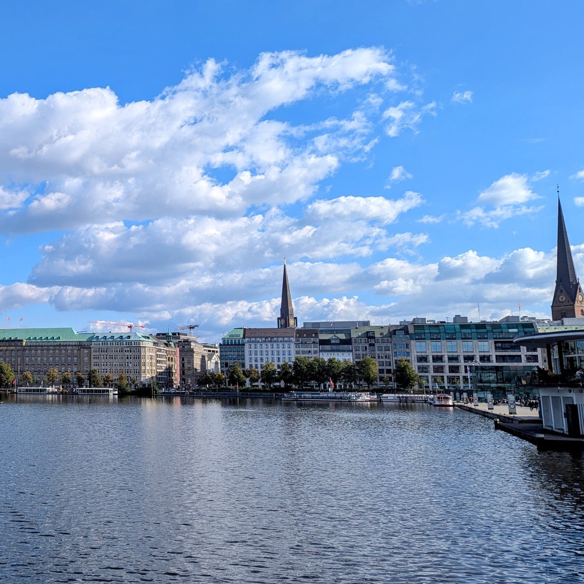 Hamburg Binnenalster Schnitzeljagd