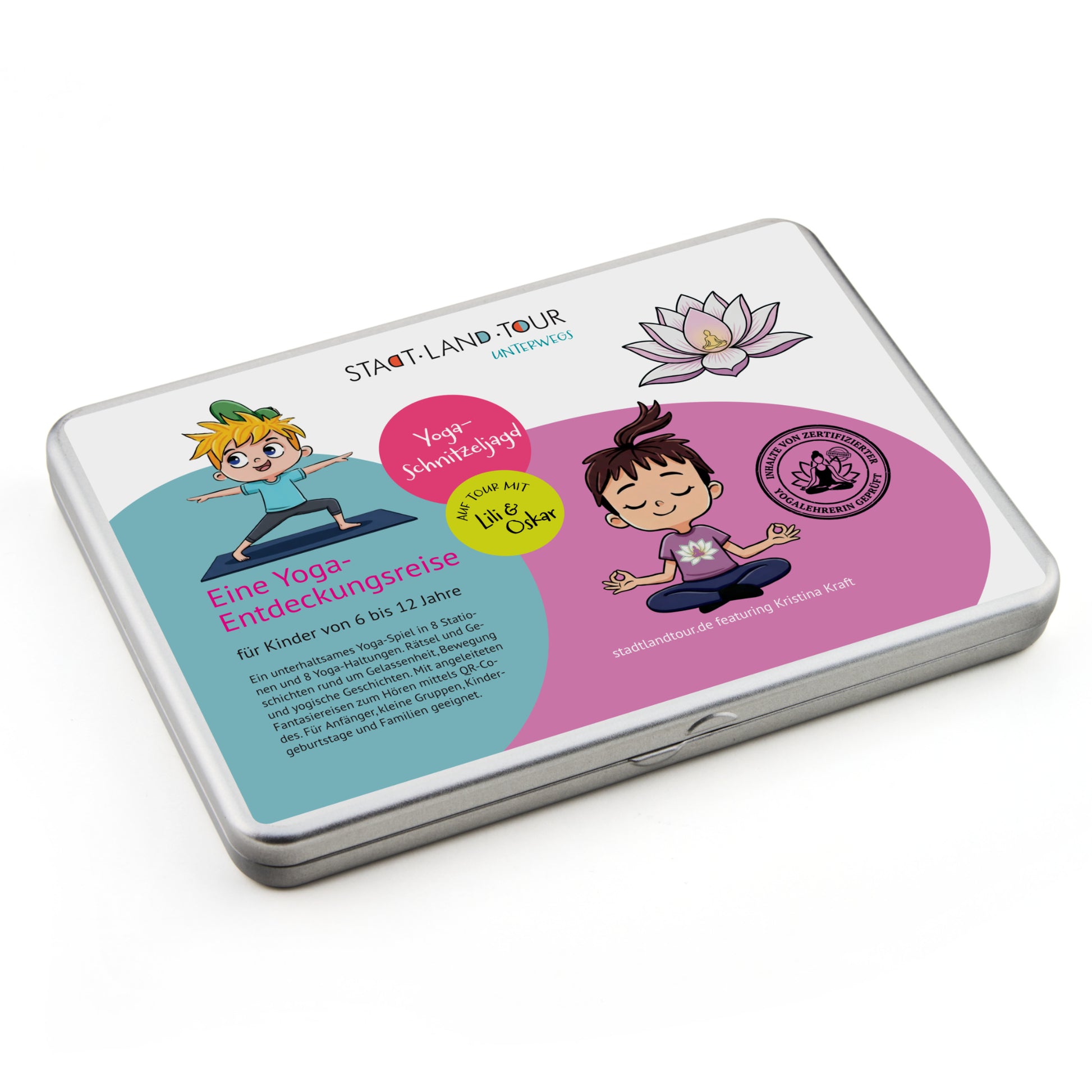 Yoga Schnitzeljagd Spiel Kinder